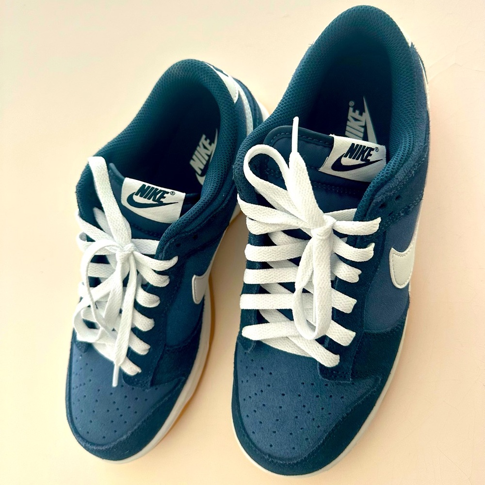 Nike Blue and White Sneakers